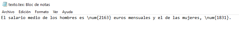 Texto generada por Stata con texdoc